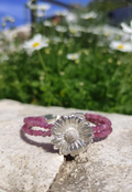 Gänseblümchen Armband mit Turmalin