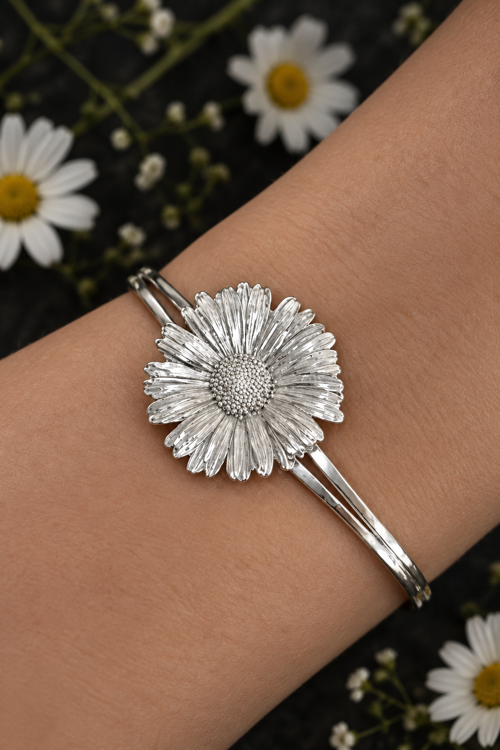 Gänseblümchen Armreif