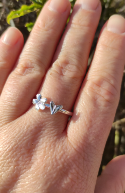 Vergissmeinnicht Hirtentäschel Ring