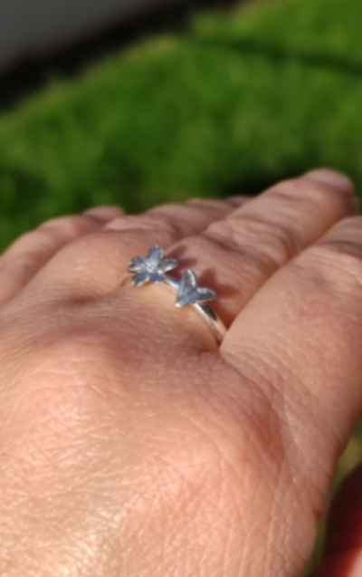 Vergissmeinnicht Hirtentäschel Ring