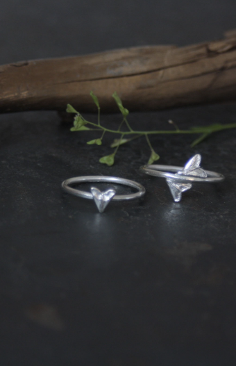 Hirtentäschel Ring mit einem Herz