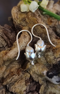 Maiglöckchen Ohrhänger mit Perle