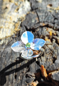 Glücks Klee Ring mit Peridot