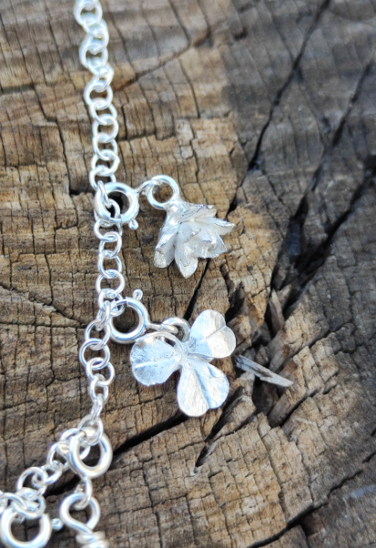 Mini Klee Anhänger mit Karabiner