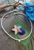 Vergissmeinnicht Collier mit Aquamarin