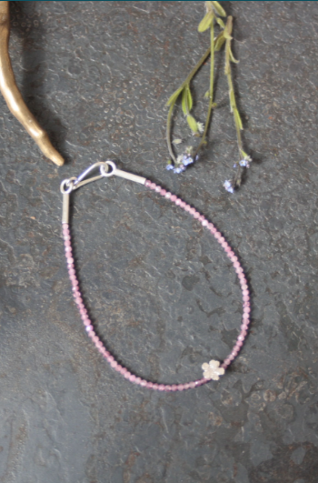 Vergissmeinnicht Armband mit Turmalin