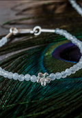 Vergissmeinnicht Armband mit Aquamarin