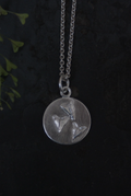 Großer Talisman Anhänger mit Hirtentäschelkraut