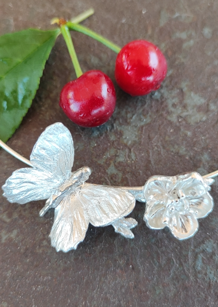 Kirschblüten, Schmetterling Anhänger