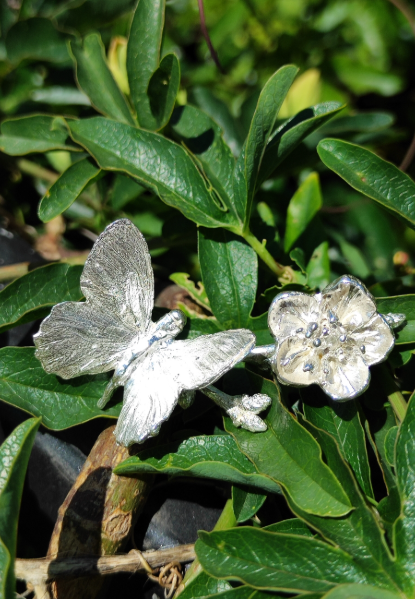 Kirschblüten, Schmetterling Anhänger