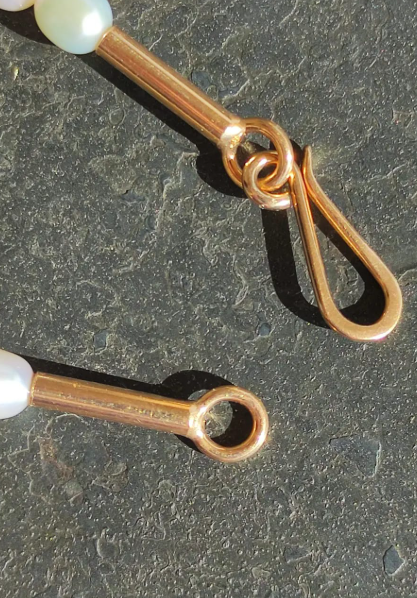 Schneeglöckchen Collier vergoldet