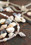 Mini Muschel Opal Kette*