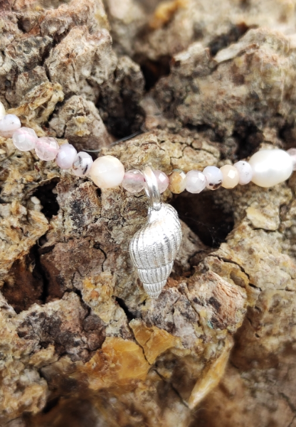 Mini Muschel Opal Kette*