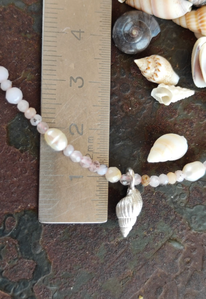 Mini Muschel Opal Kette*