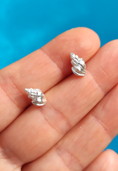 Mini Muschel Ohrstecker