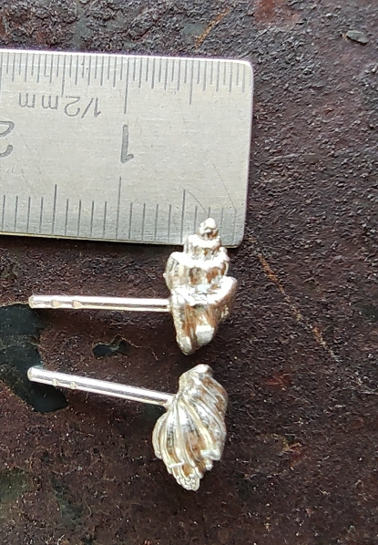 Mini Muschel Ohrstecker