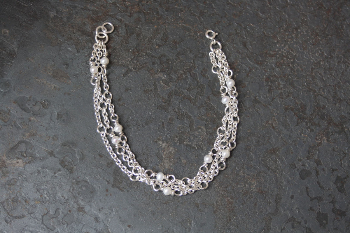 Dreireihiges Bettelarmband