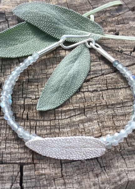 Salbei Armband mit Labradorit