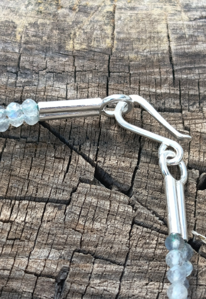 Salbei Armband mit Labradorit